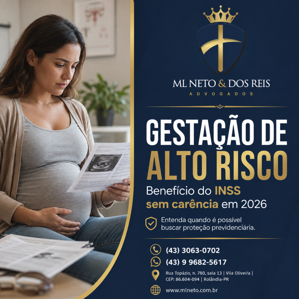 Gestante em consulta médica — gestação de alto risco e benefício do INSS