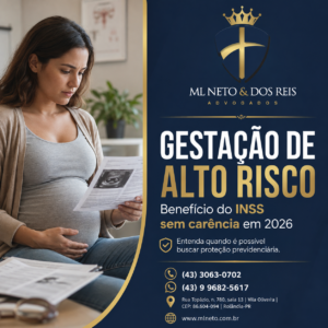 Gestante em consulta médica — gestação de alto risco e benefício do INSS